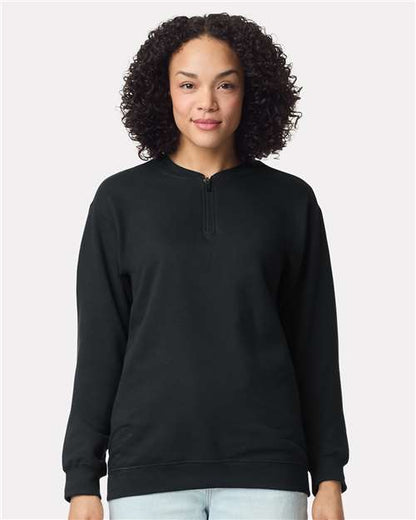 Gildan - Unisex Softstyle® Midweight 1/4 Zip Sweatshirt