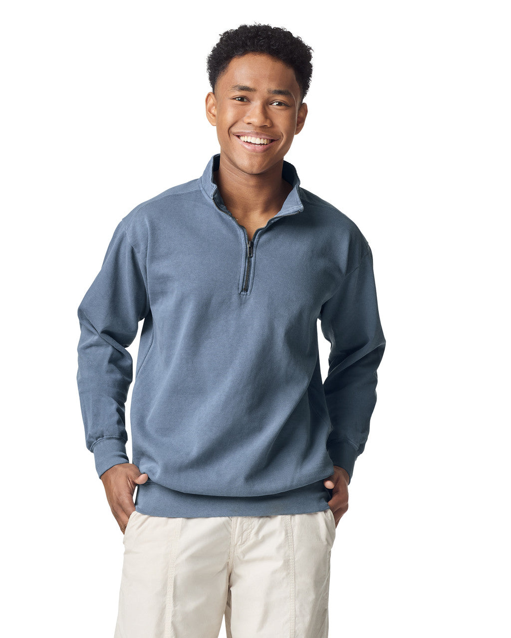 Comfort Colors - Unisex Garment-Dyed Quarter-Zip Sweatshirt