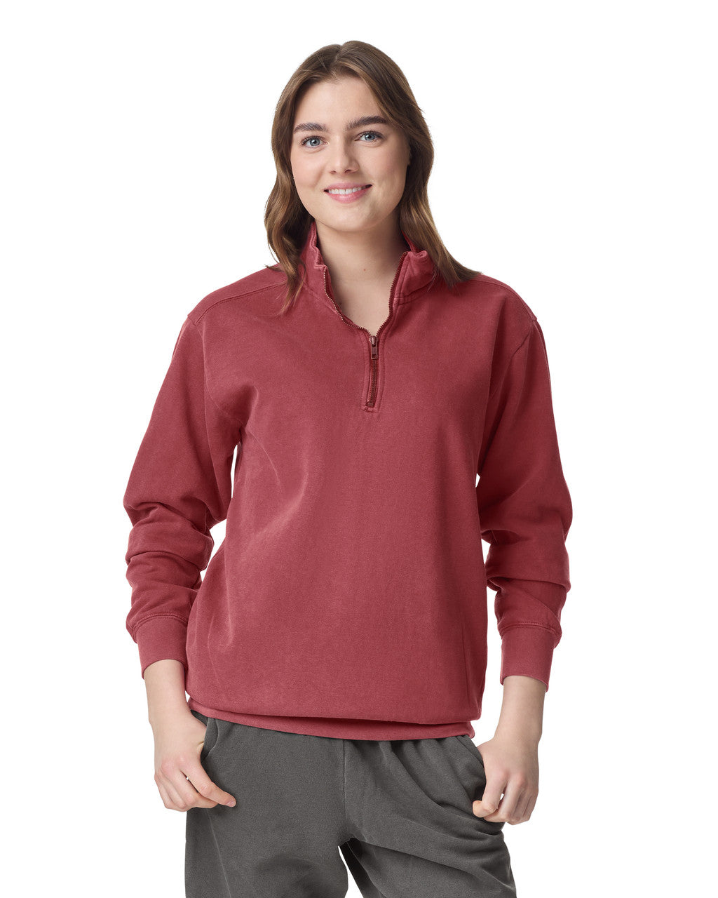 Comfort Colors - Unisex Garment-Dyed Quarter-Zip Sweatshirt