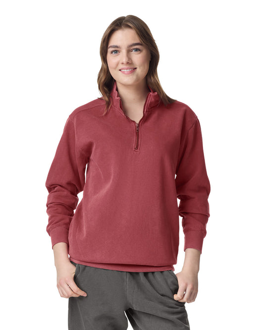 Comfort Colors - Unisex Garment-Dyed Quarter-Zip Sweatshirt