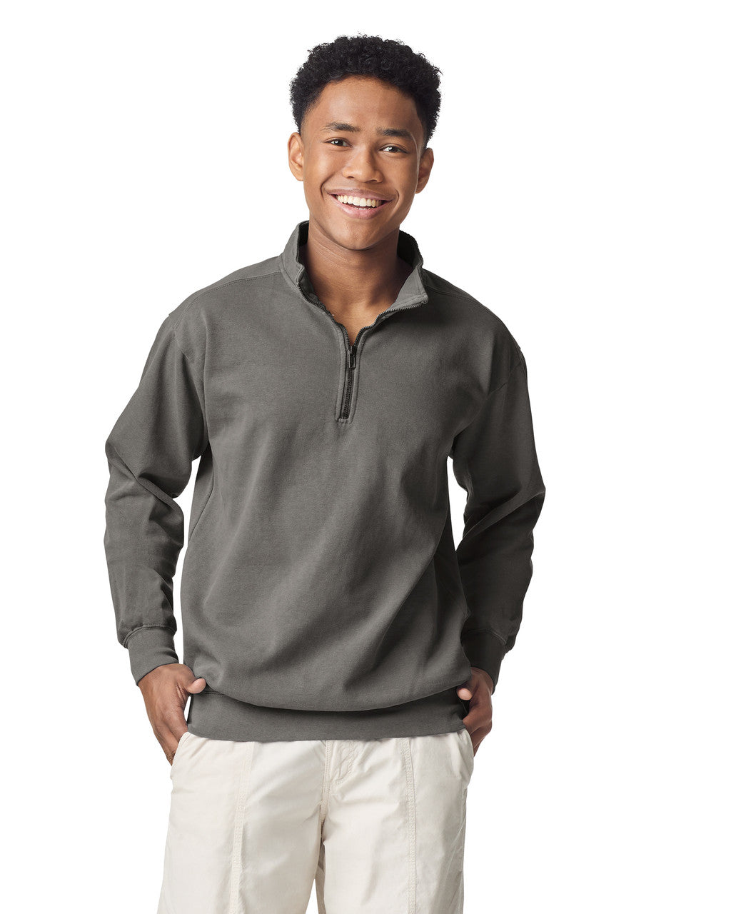 Comfort Colors - Unisex Garment-Dyed Quarter-Zip Sweatshirt