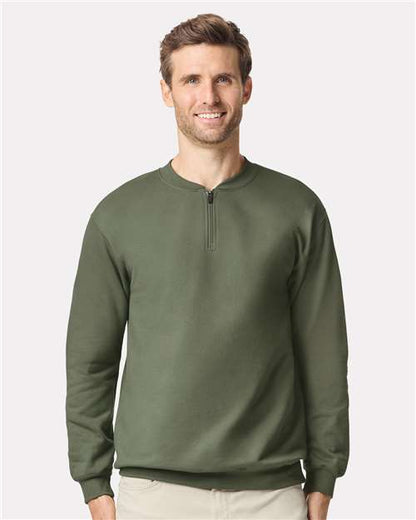 Gildan - Unisex Softstyle® Midweight 1/4 Zip Sweatshirt