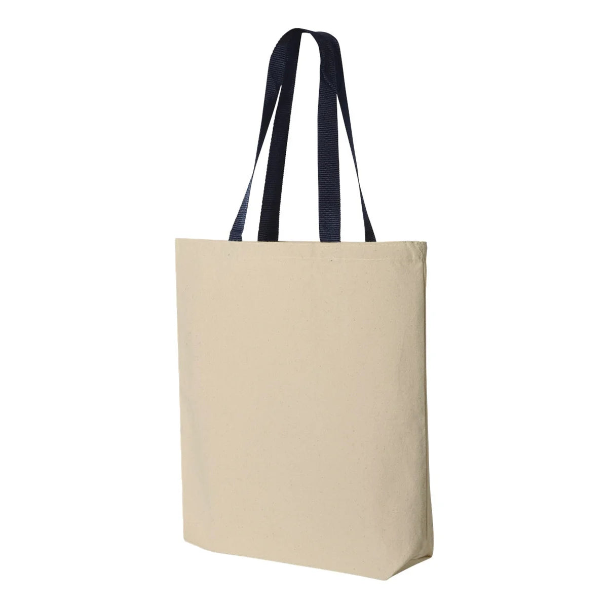 Q-Tees - 11L Canvas Tote with Contrast-Color Handles - Q4400