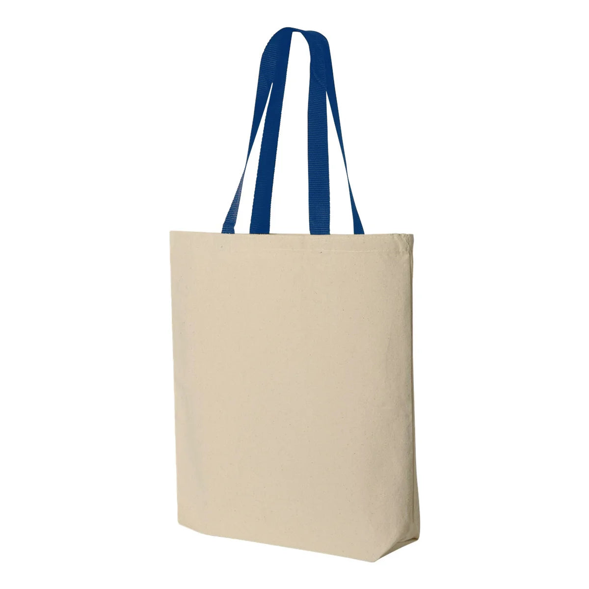 Q-Tees - 11L Canvas Tote with Contrast-Color Handles - Q4400
