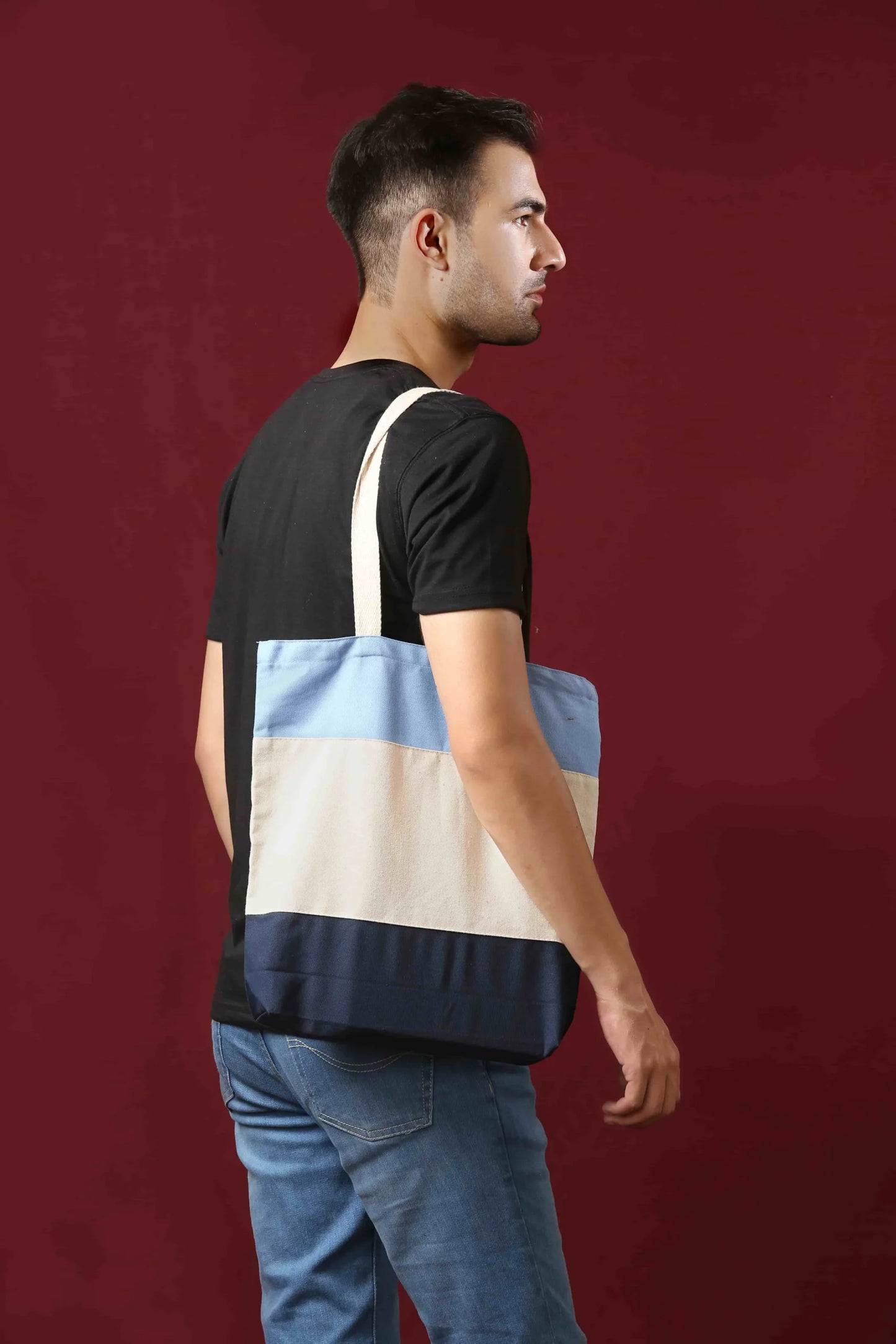 Q-Tees - 11L Tri-Color Tote - Q125900