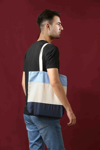 Q-Tees - 11L Tri-Color Tote - Q125900