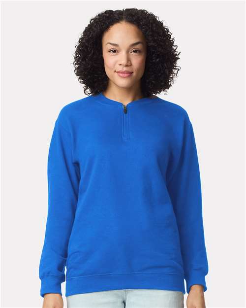 Gildan - Unisex Softstyle® Midweight 1/4 Zip Sweatshirt